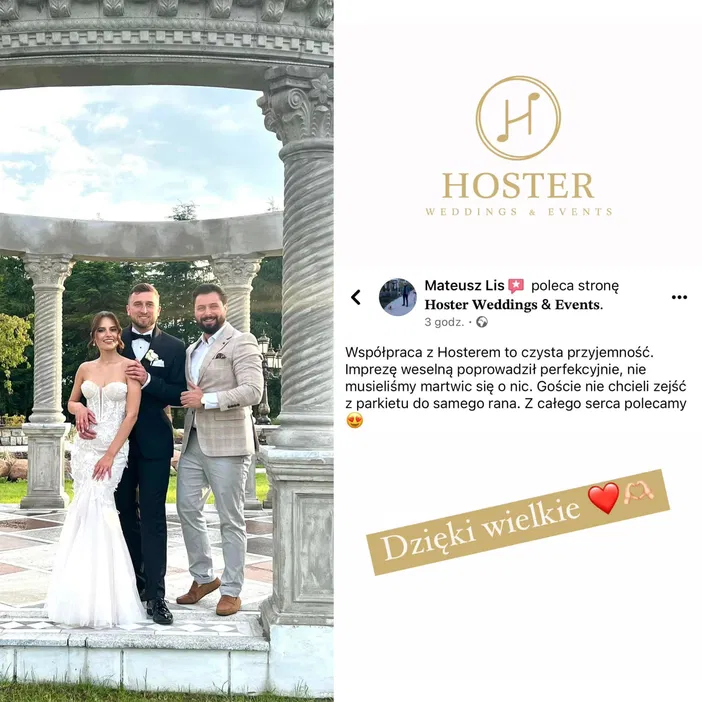 Hoster Weddings & Events - Mariusz Kozłowski - Zespół i DJ - photo - 2